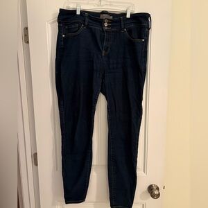 Torrid Dark Blue Skinny Jeans